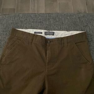 Mens dark brown chino pants